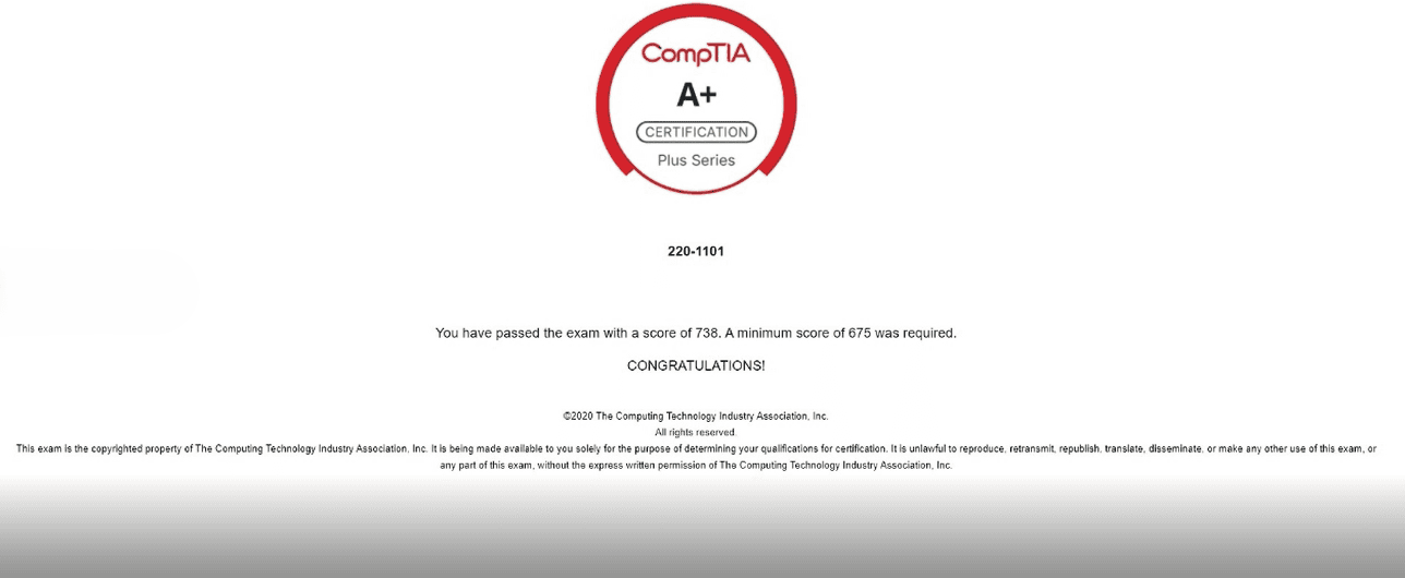 CompTIA 220-1101