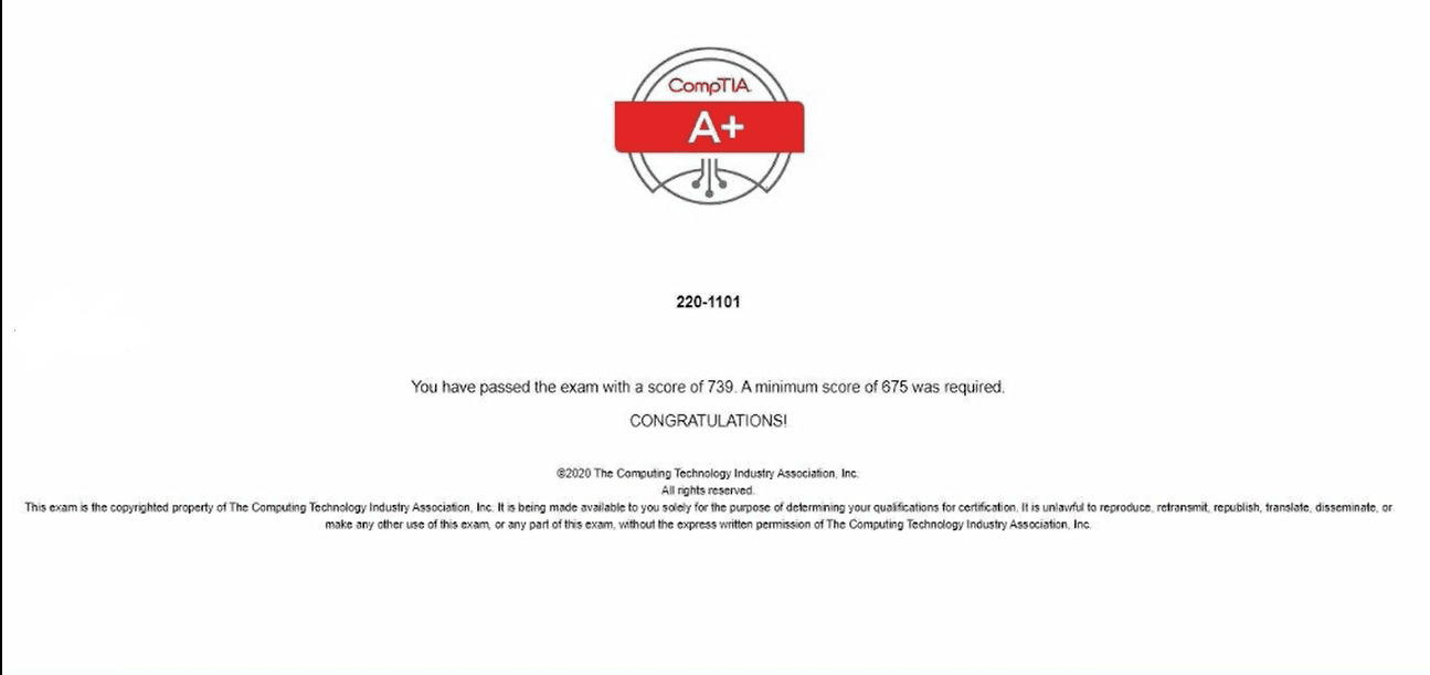 CompTIA 220-1101