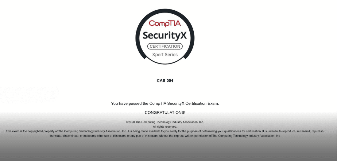 CompTIA CAS-004-2