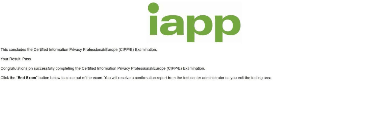 IAPP CIPP-E