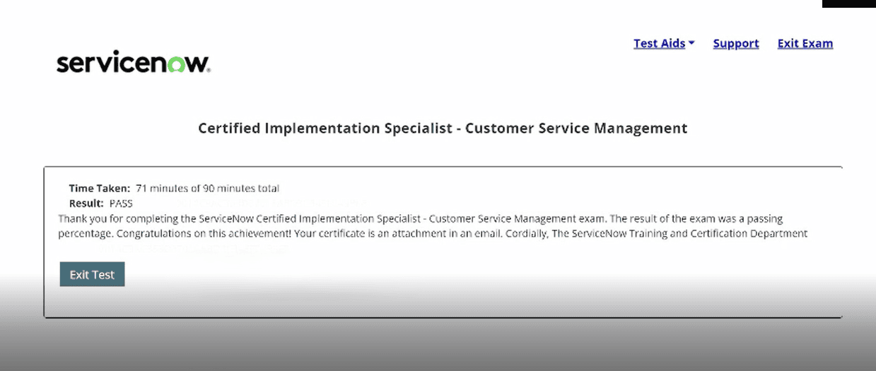 ServiceNow CIS-CSM