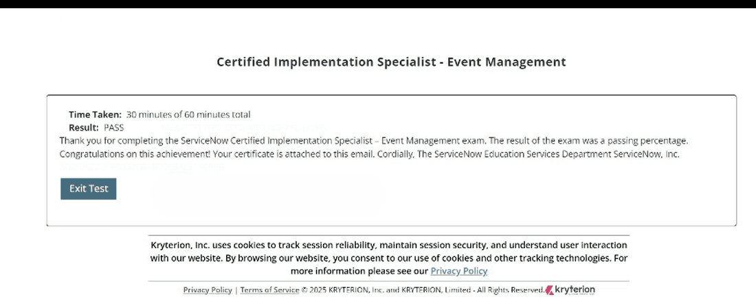 ServiceNow CIS-EM