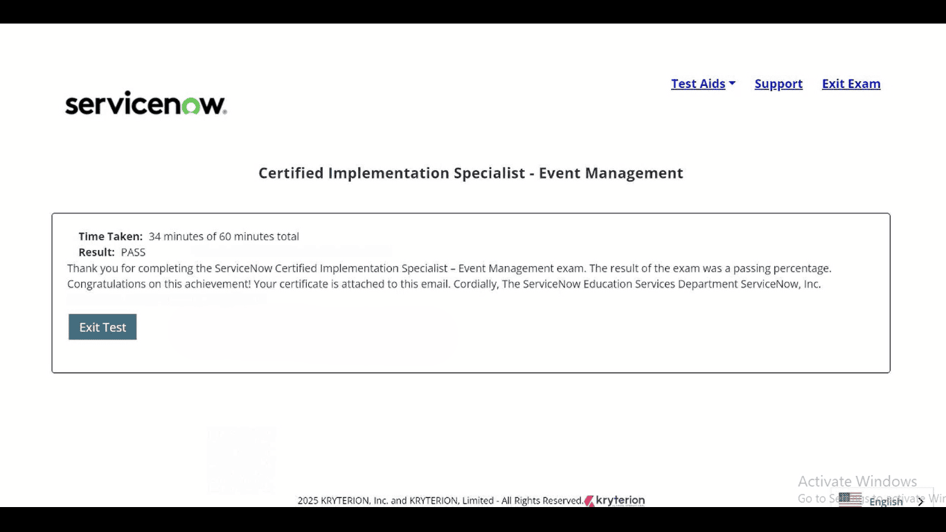 ServiceNow CIS-EM-1