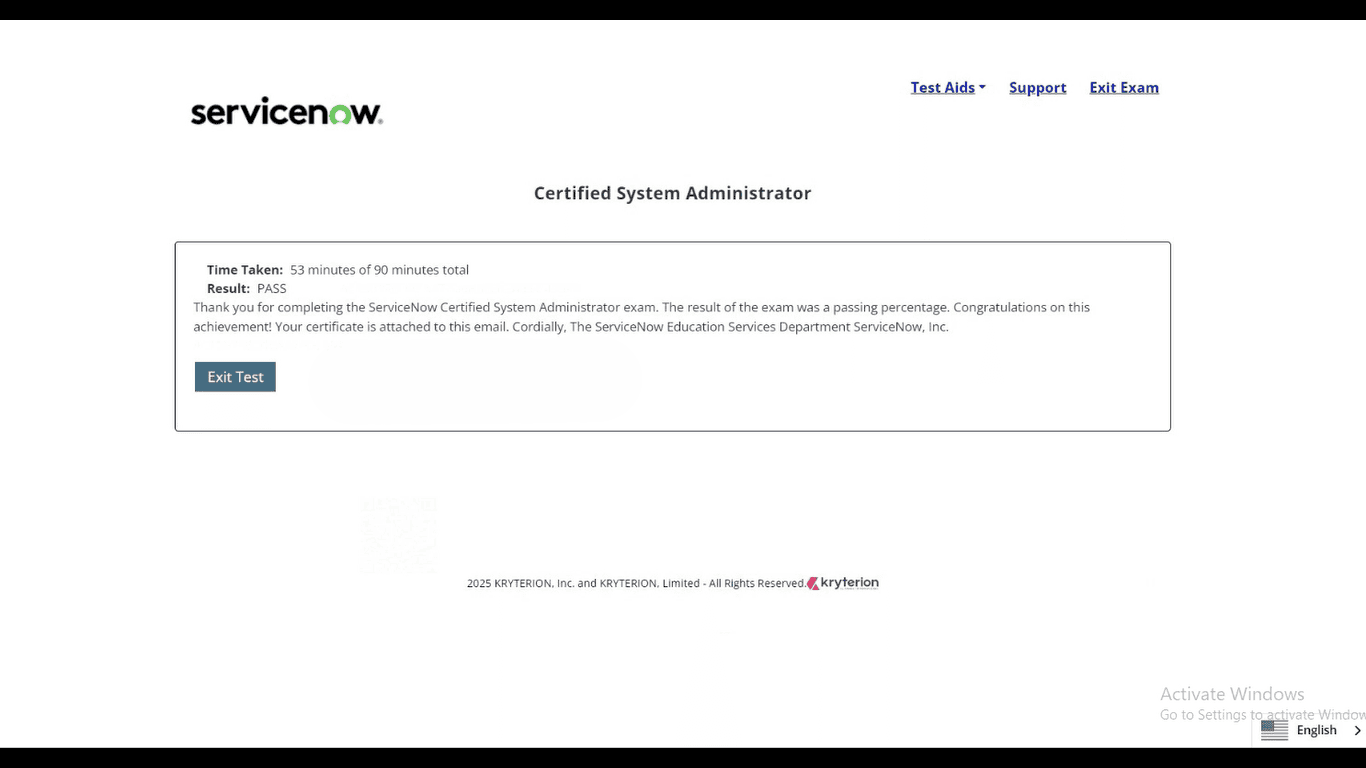 ServiceNow CSA-1