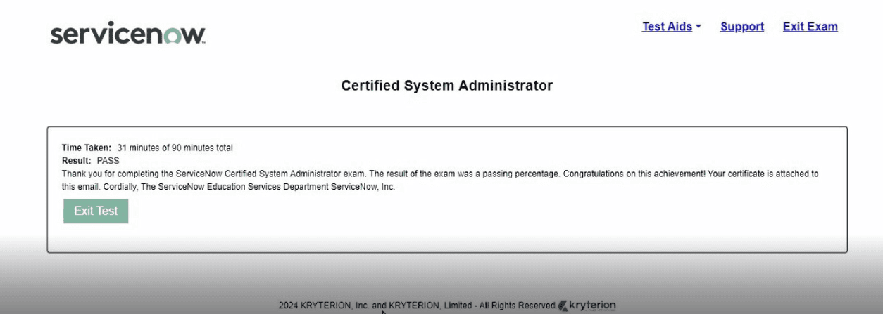 ServiceNow CSA