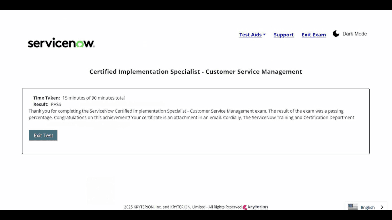 ServiceNow CIS-CSM