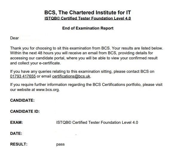 ISTQB Certified Tester Foundation Level 4.0