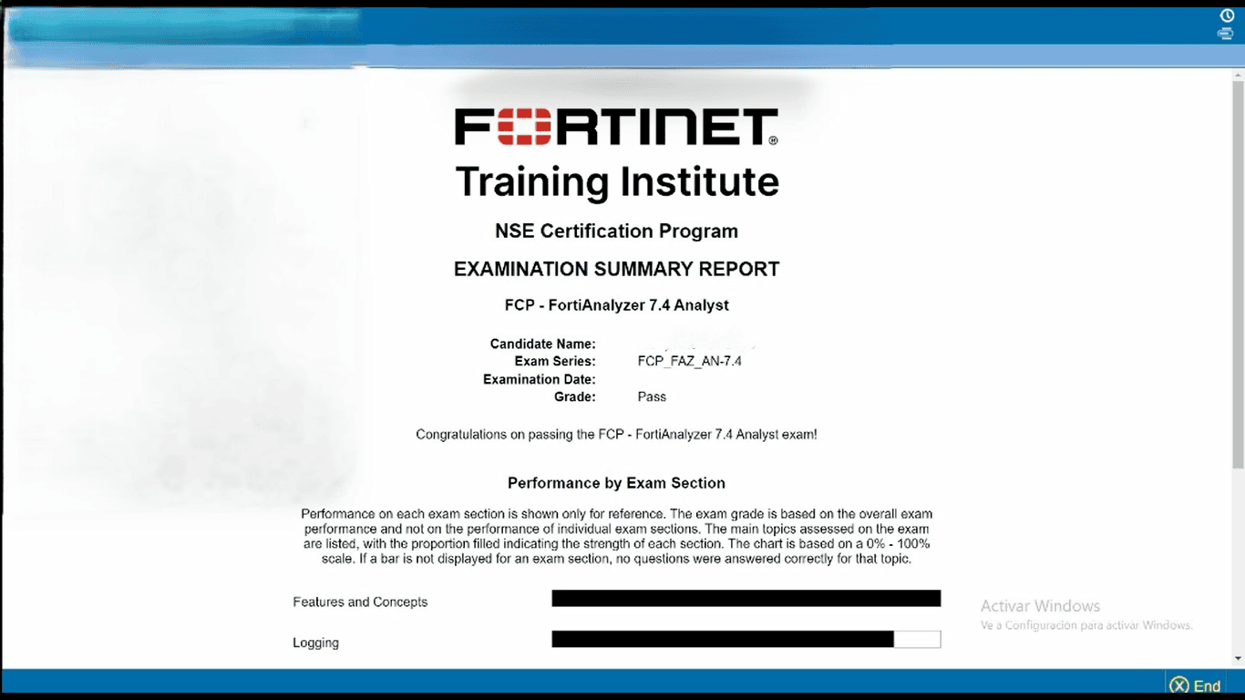 Fortinet FCP_FAZ_AN-7.4