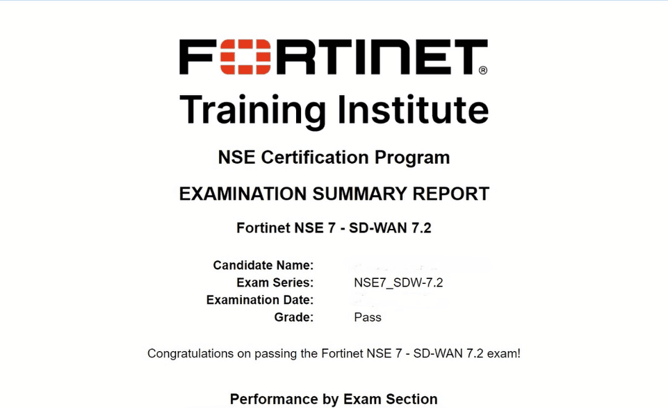 Fortinet NSE7_SDW-7.2-4
