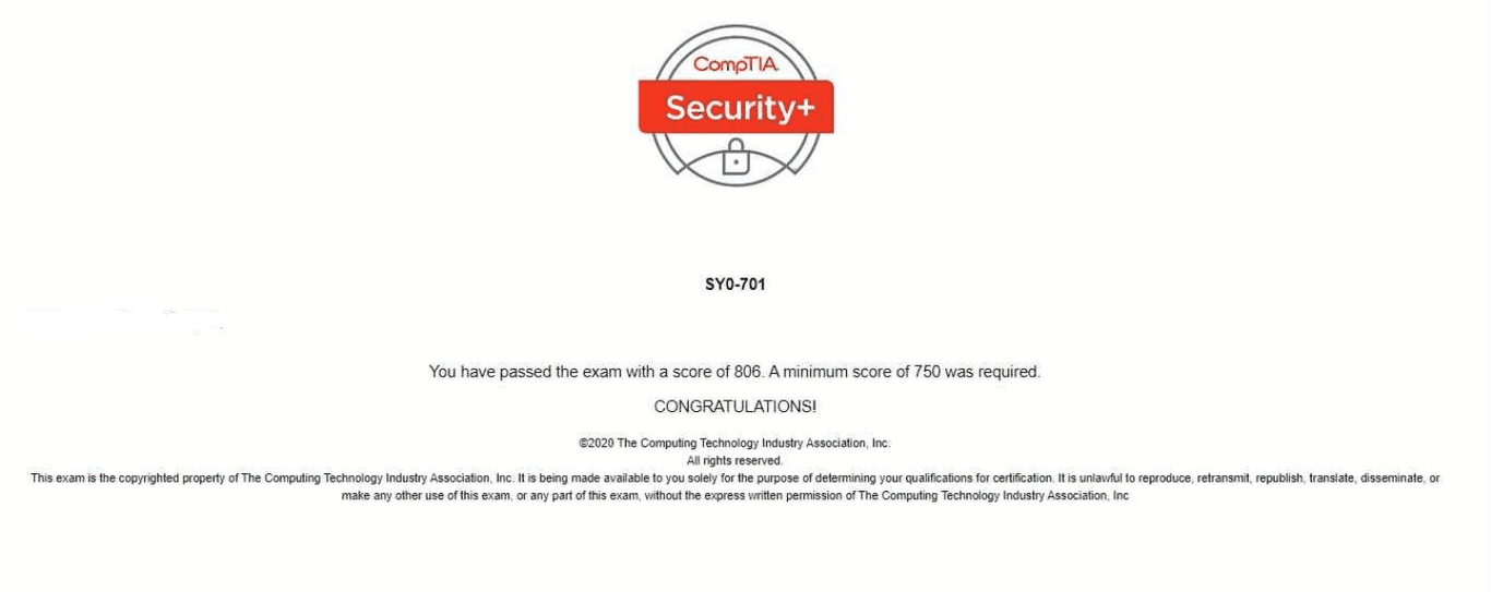 CompTIA SY0-701