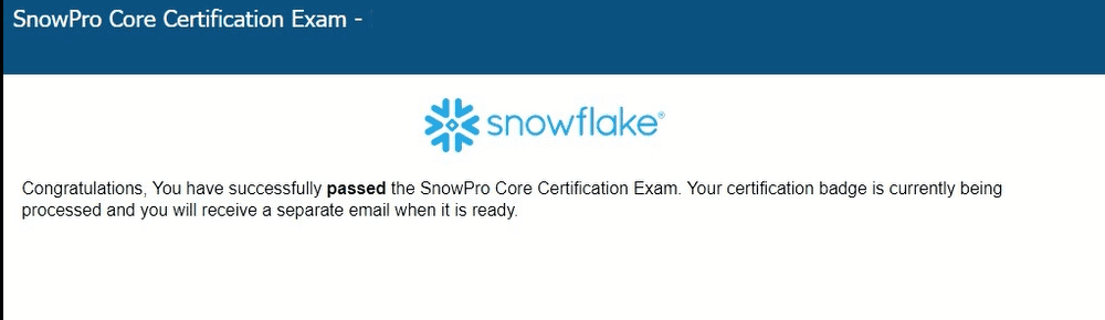 SnowPro-Core